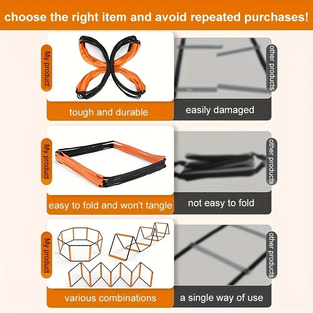 Comparison chart of a product versus 'other products' highlighting features like durability, ease of use, and design.