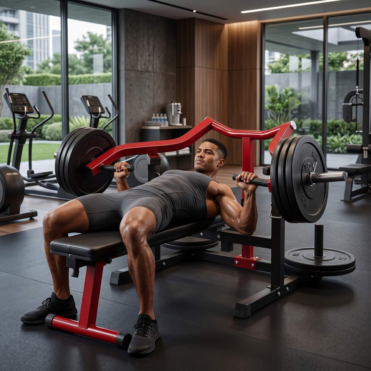 4-in-1 Seated Chest Press Machine