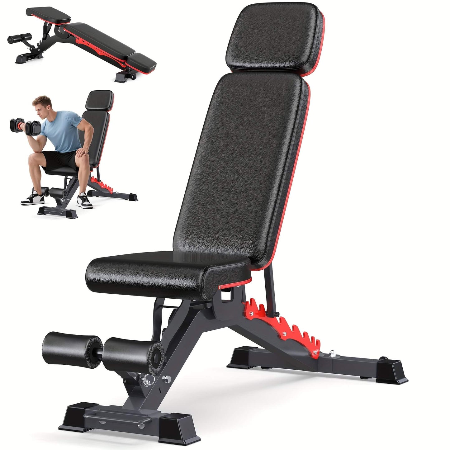 Heavy Duty Adjustable Workout Weight Bench