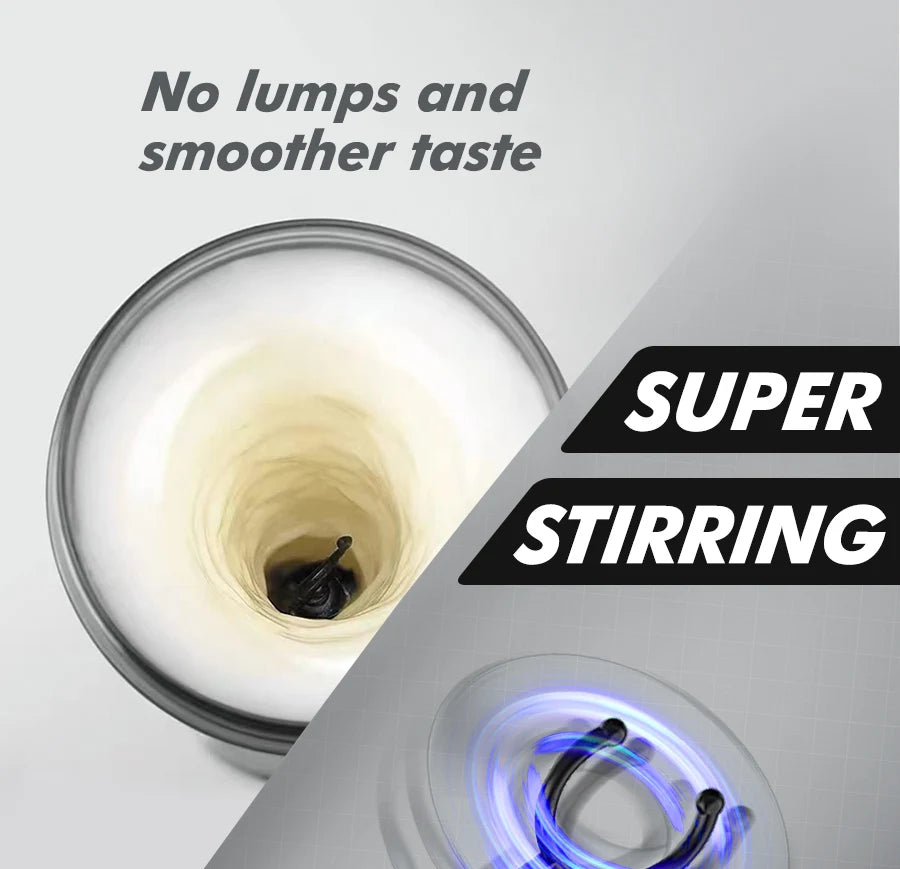 The stirring feature of a blender water bottle
