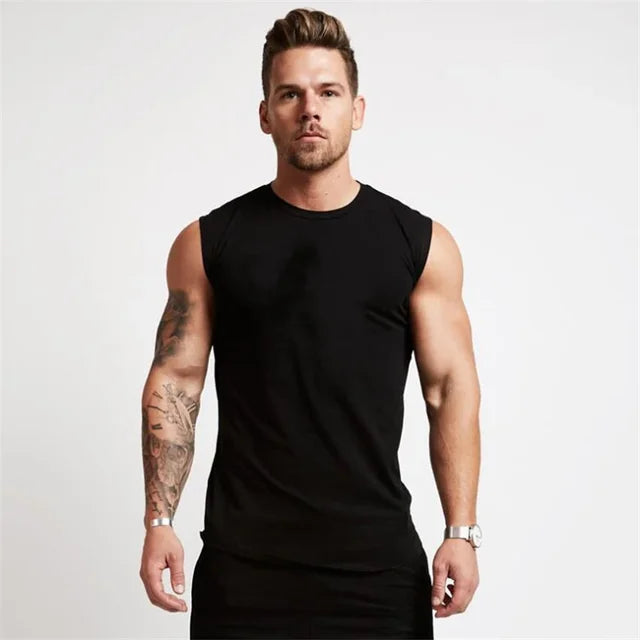 100 Spartans® Sleeveless Tank Top - Black, L image