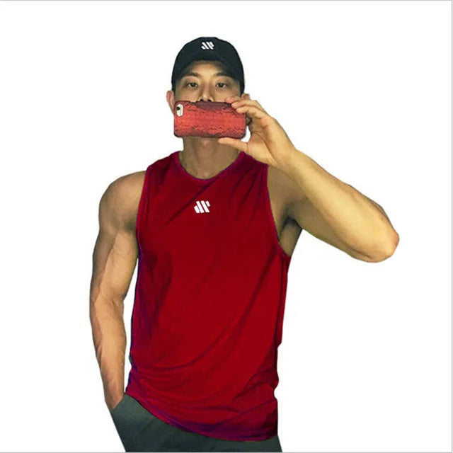 100 Spartans Mens Tank Tops - Red, M(165cm 60kg) image