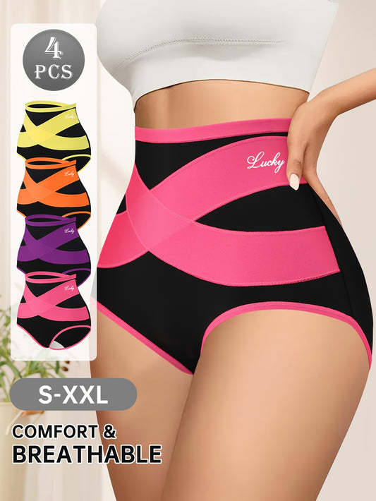 4 pices of Cotton tummy control panties sold by 100 Spartans