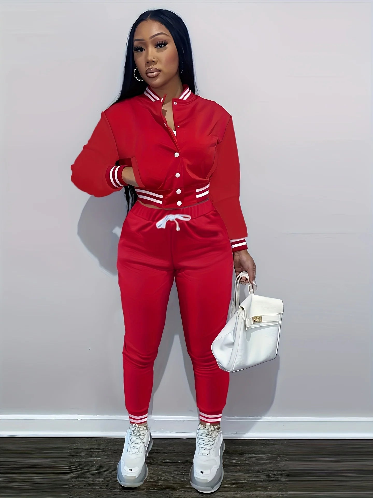 Soccer Tracksuit - Red, XXL image