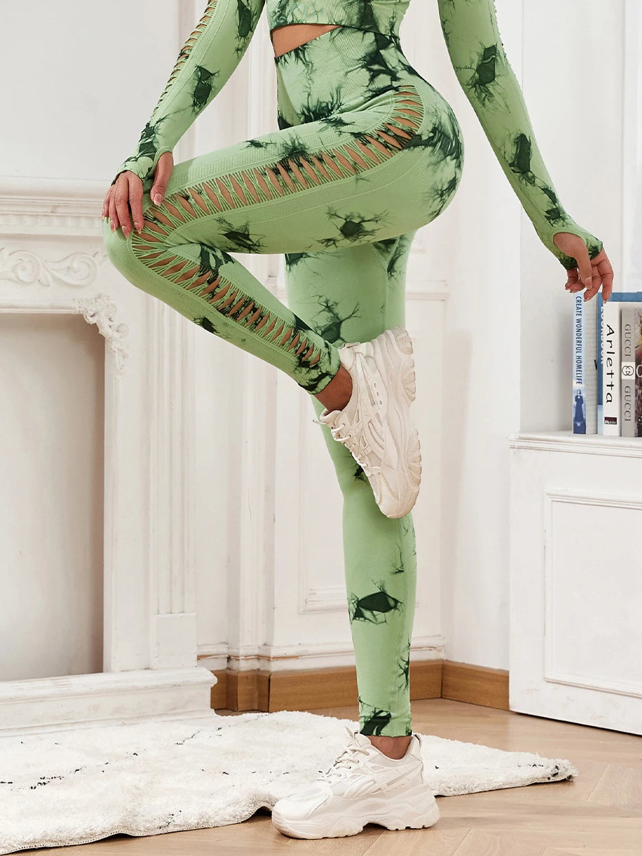 Sexiest Women's Workout Clothes​ - Green Pants, L image