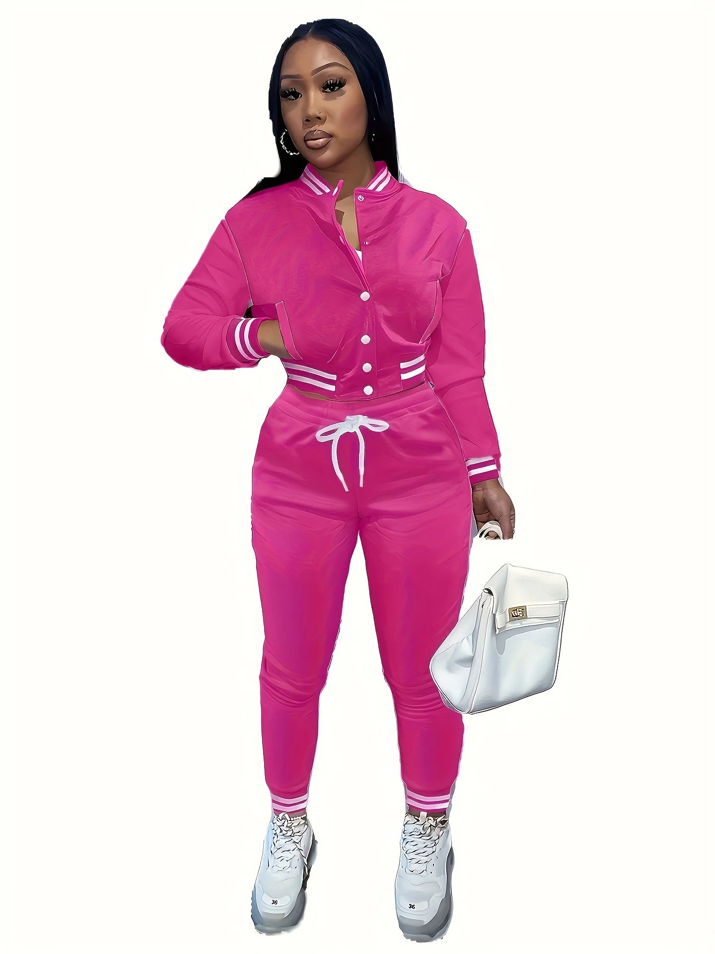 Soccer Tracksuit - Rose Red, XXL image