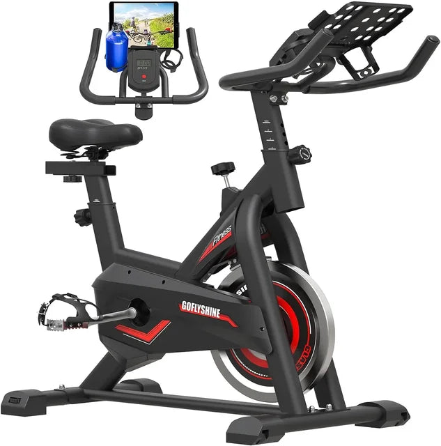 A black and red recommended exercise bike​ sold by 100 Spartans