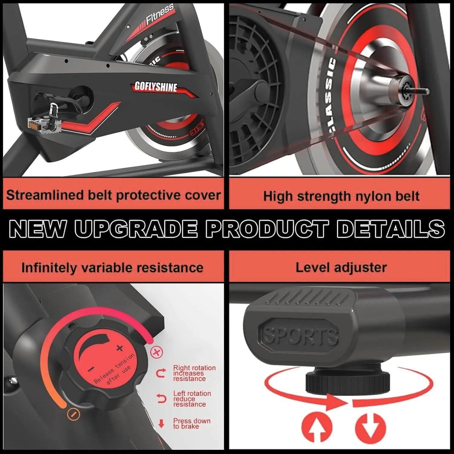  A black and orange recommended exercise bike​ sold by 100 Spartans