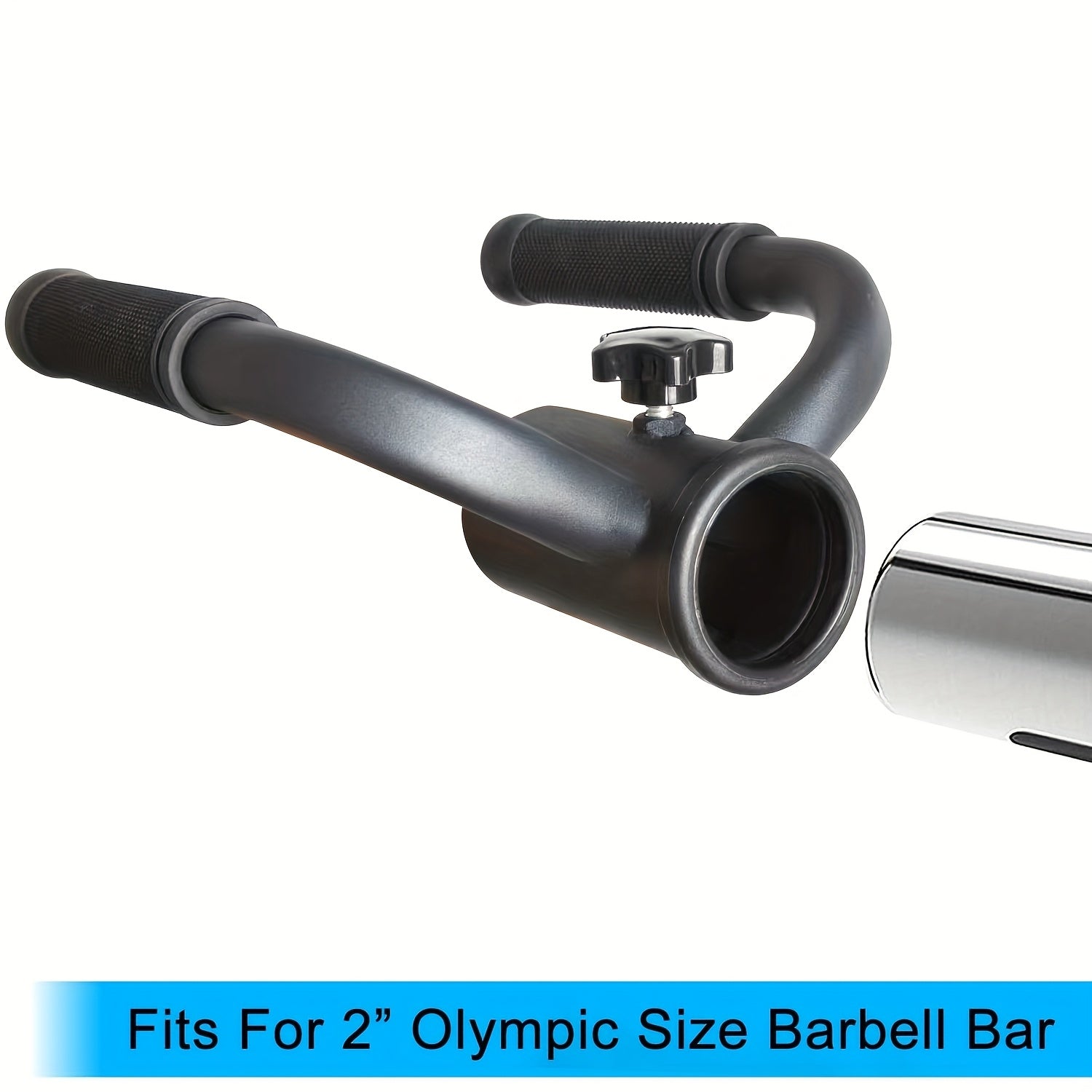 T Bar Row Attachment and a silver weight plate on a white background.