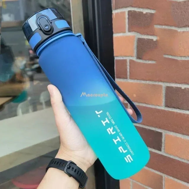 100 Spartans® Sports Water Bottle - 1000ML, Blue image