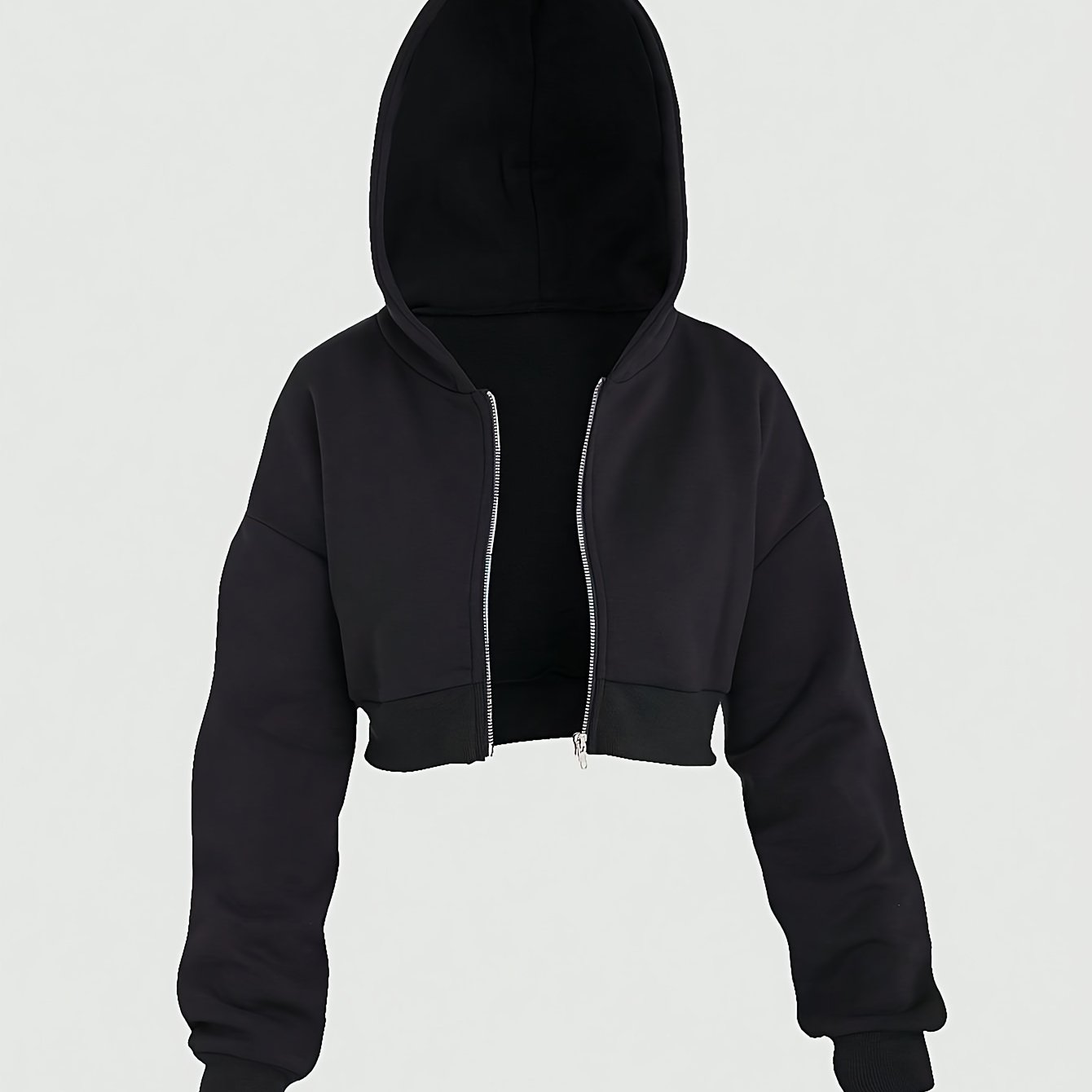 A women’s hooded zip-up sweatshirt sold by 100 Spartans on a light gray background