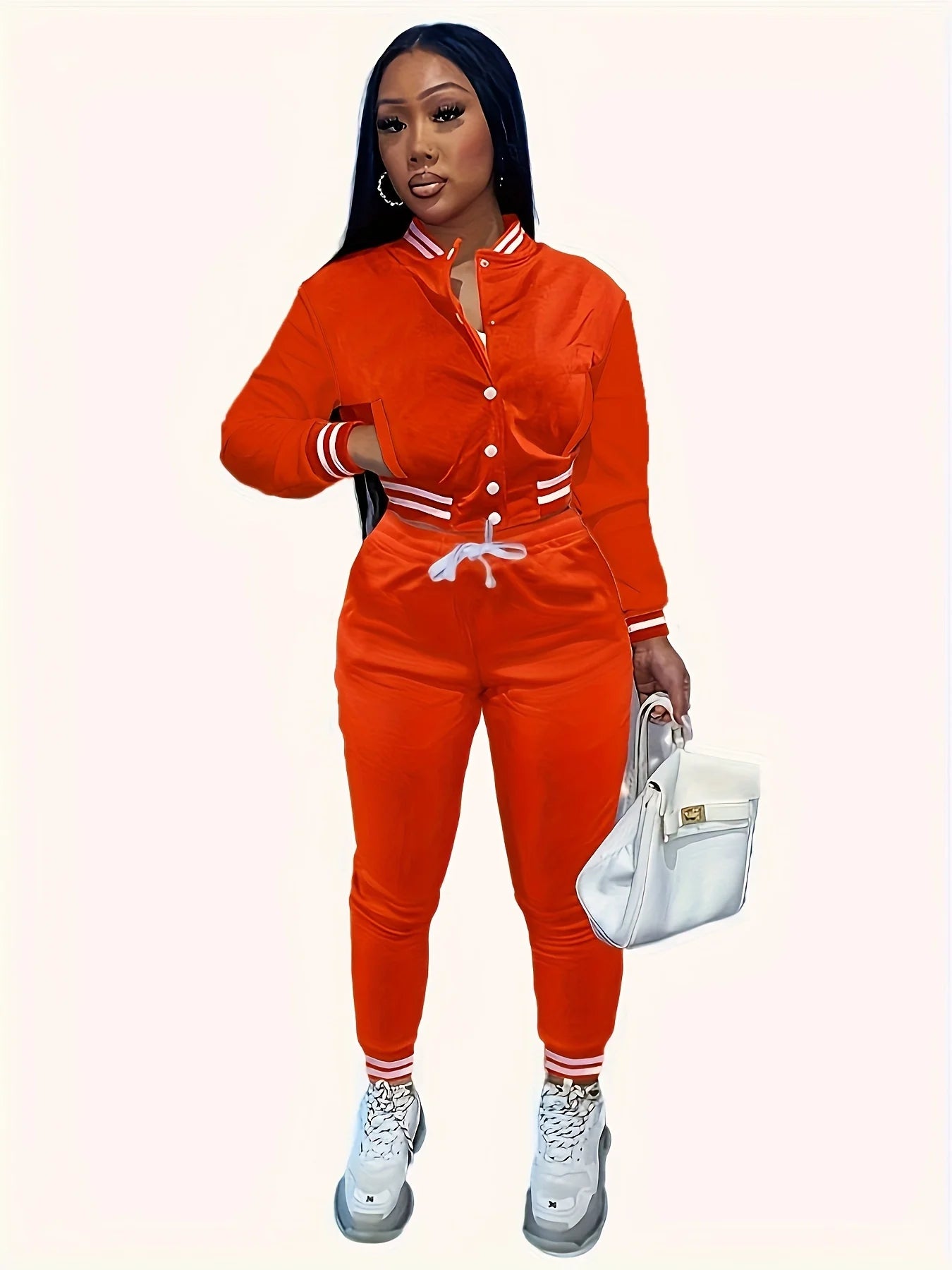 Soccer Tracksuit - Orange, L image