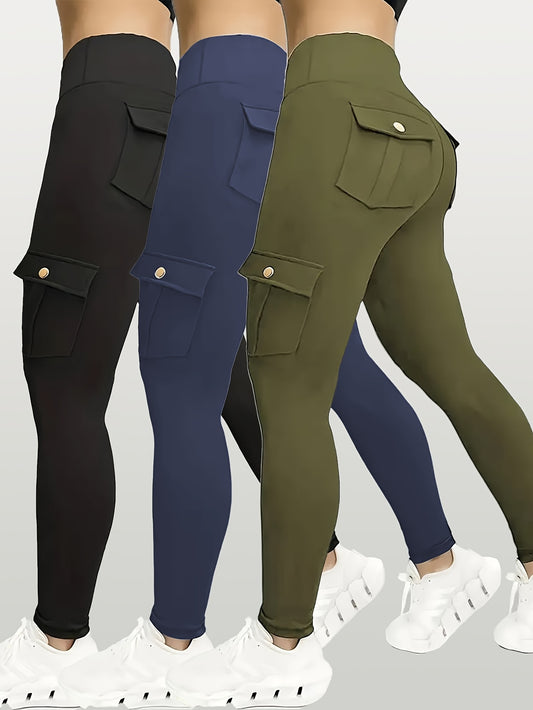 Women wearing different pairs of  yoga leggings sold by 100 Spartans