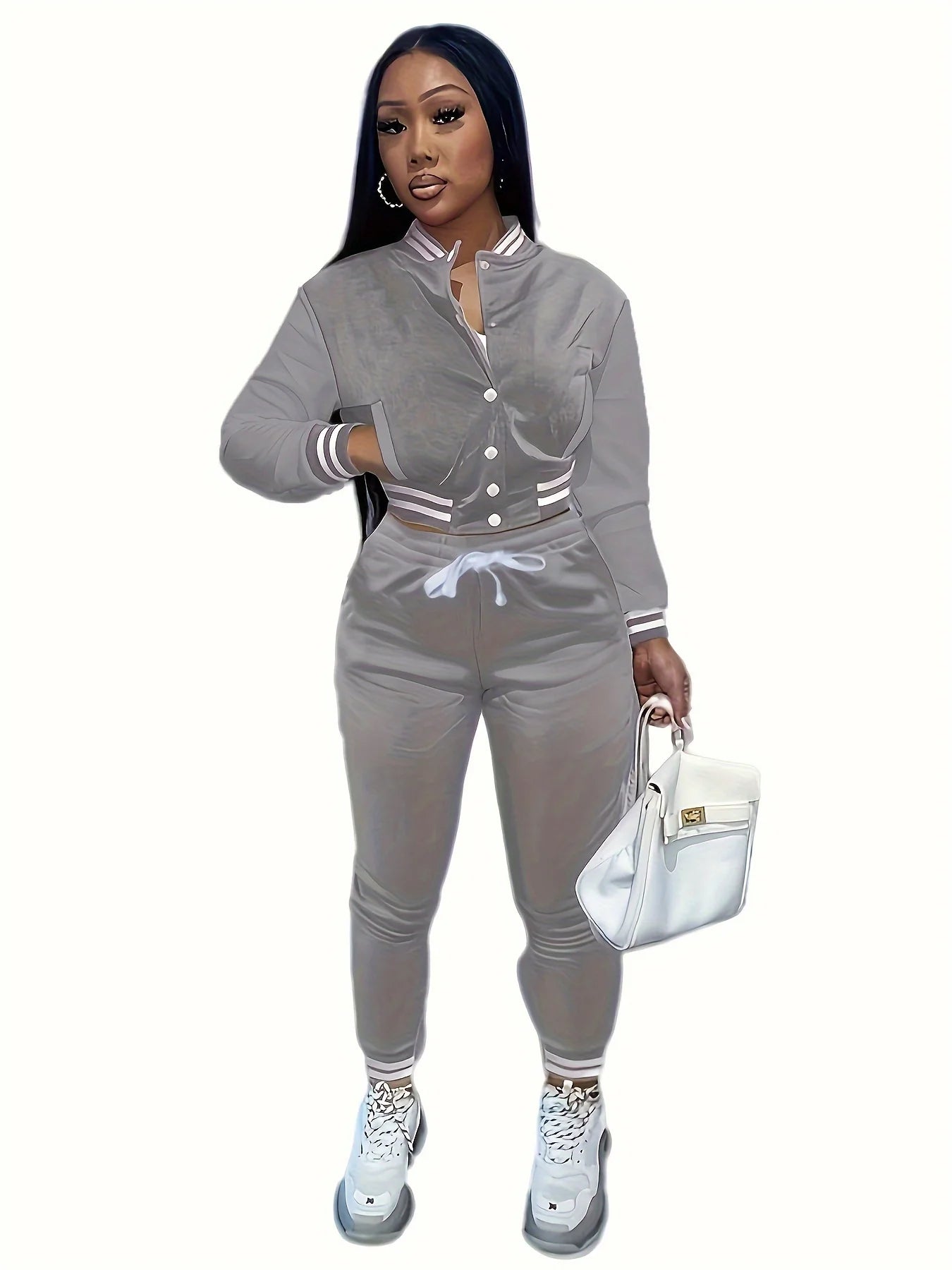 Soccer Tracksuit - Gray, S image