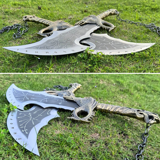 Chaos blade lying on grass