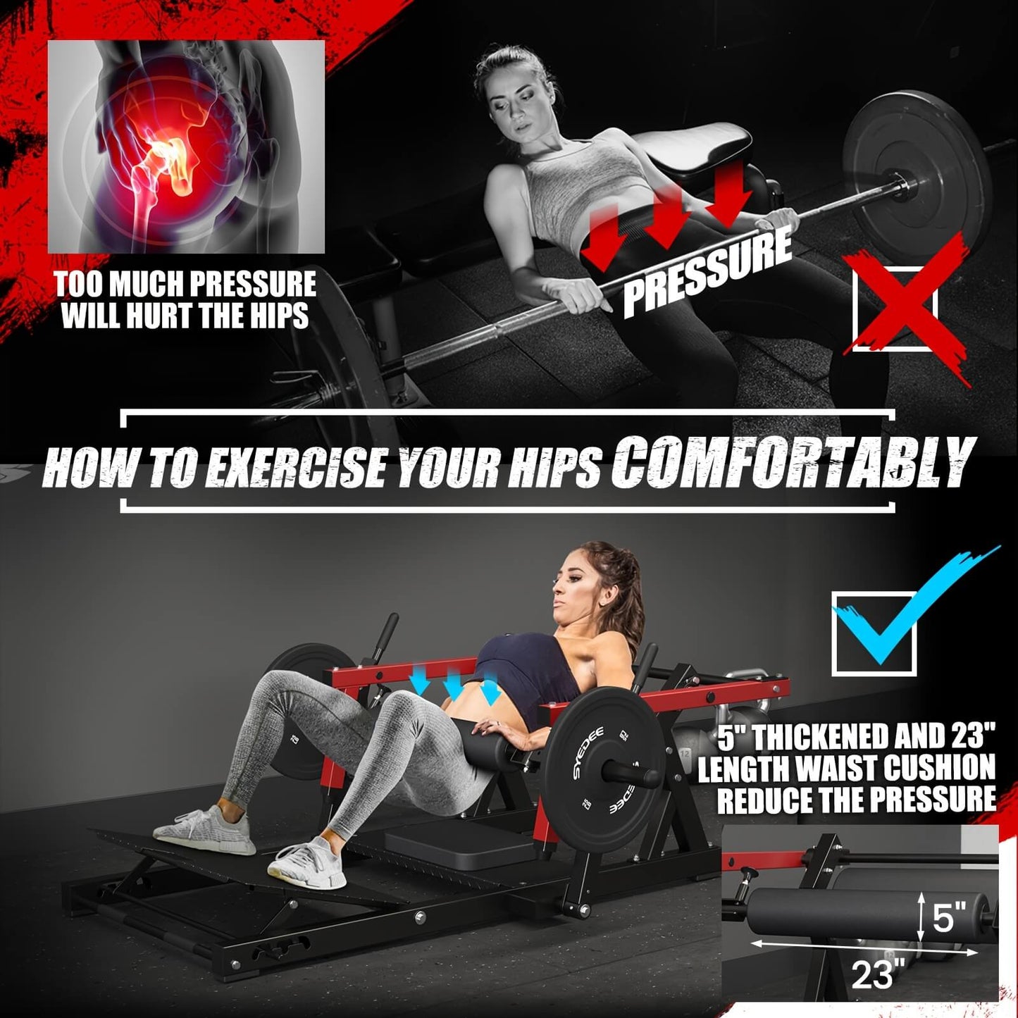 A comparison between the glute bridge machine and other less effective fitness equipment
