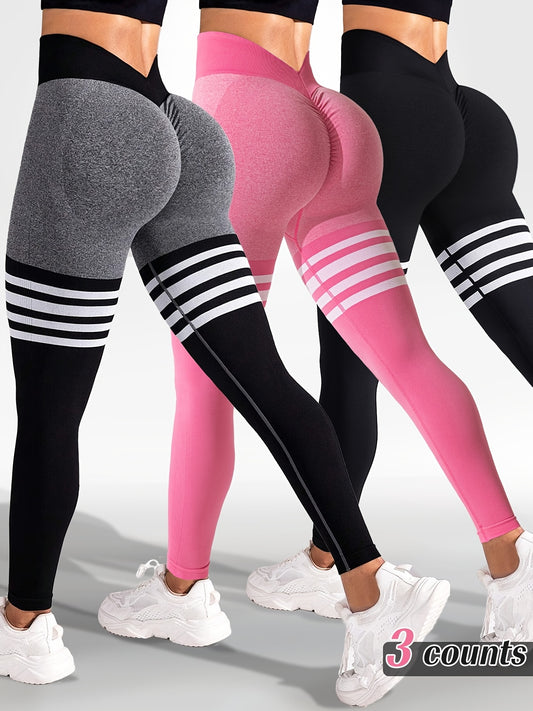 3 different yoga leggings sold by 100 Spartans