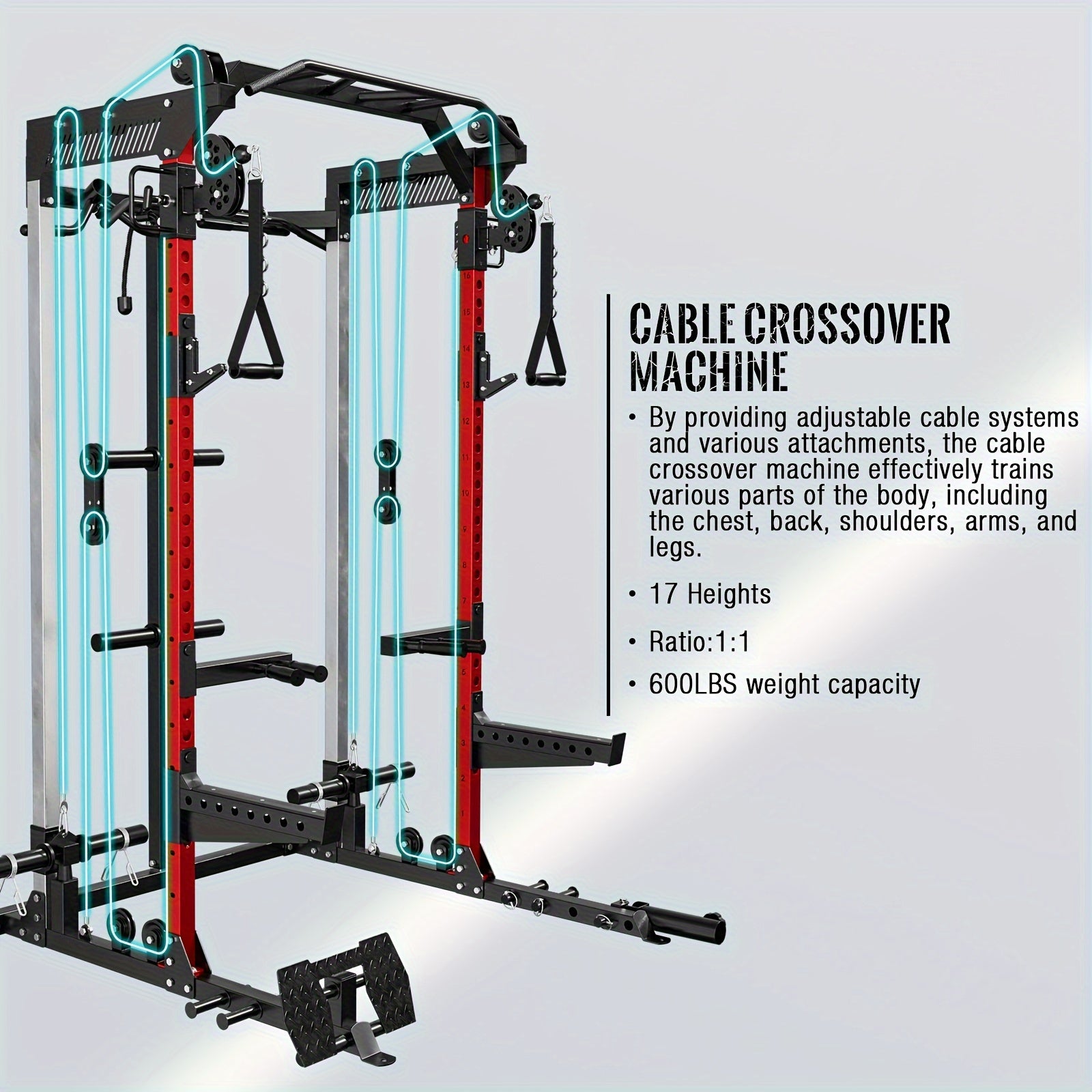 Smith machine with cables​ sold by 100 Spartans