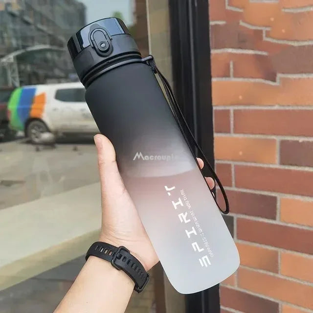 100 Spartans® Sports Water Bottle - 1000ML, Black image