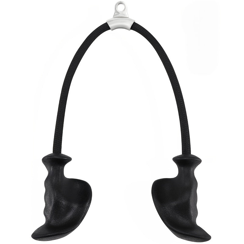 Tricep rope attachment on a white background
