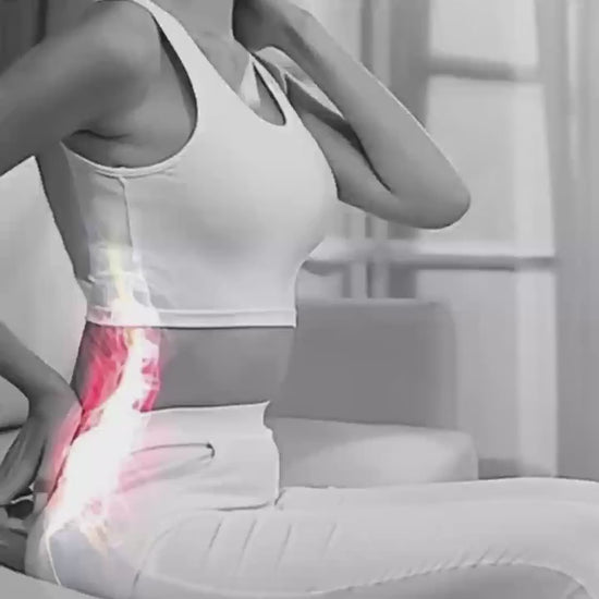 Vibrating back massager