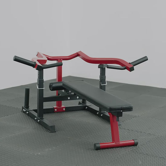 Seated chest press machine