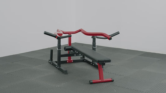 Seated chest press machine