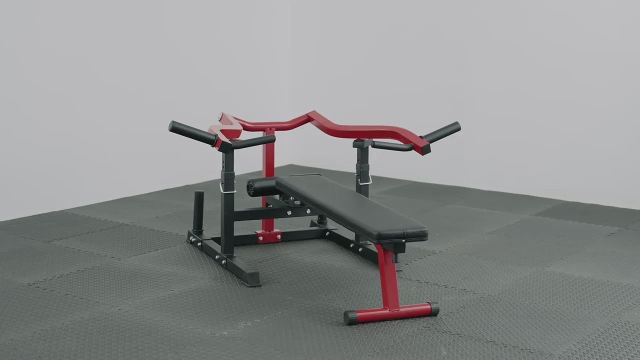 Seated chest press machine