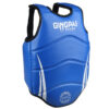 blue chest protector supplied by 100 Spartans
