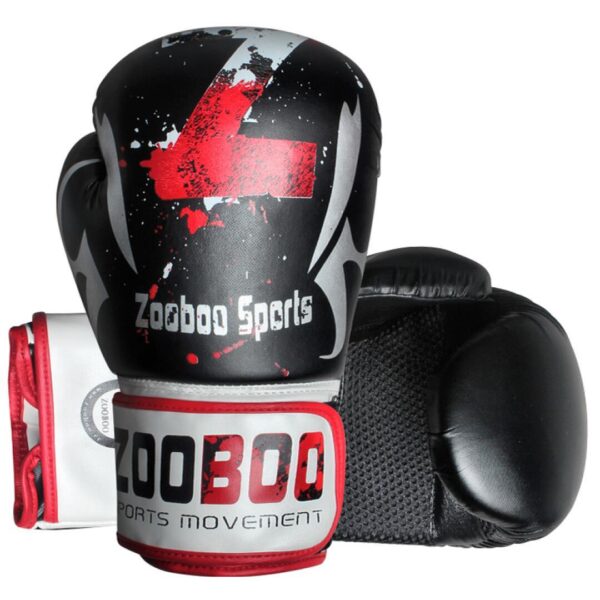 A black 100 Spartans® Boxing Gloves by zooboo sport