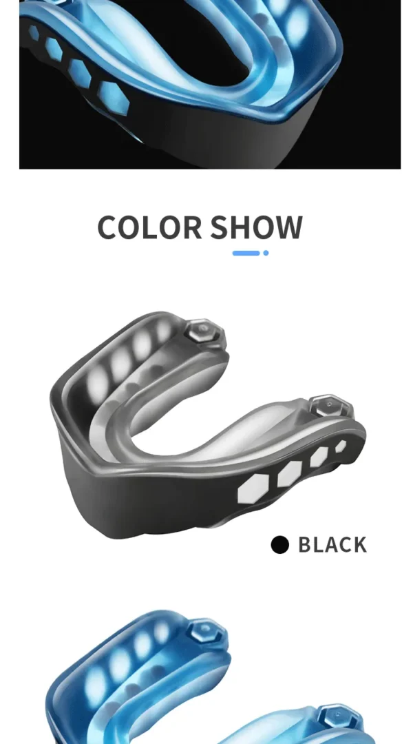 Black boxing mouth guard sold by 100 spartans