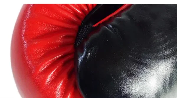 Red and black boxing gloves sold by 100 spartans