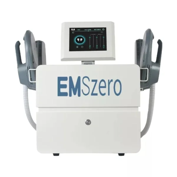 A white 6000W Neo EMSZERO muscle stimulator sold by 100 Spartans