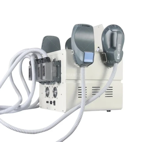 A white 6000W Neo EMSZERO muscle stimulator sold by 100 Spartans