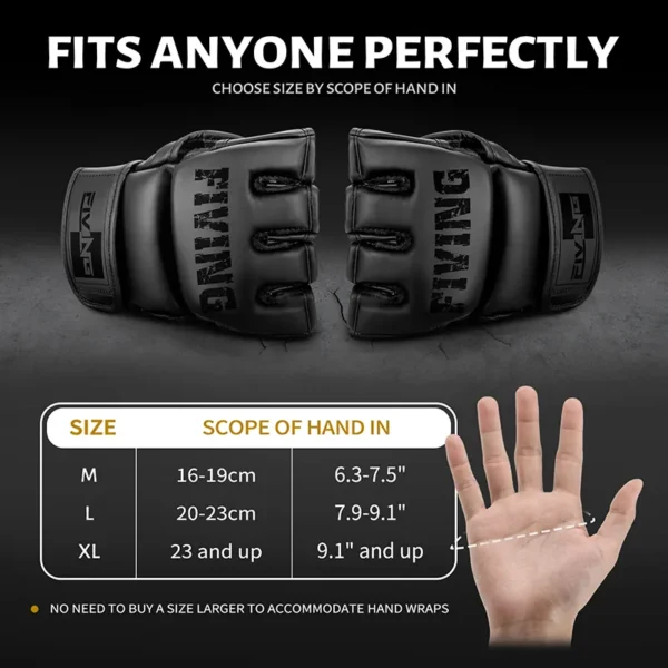 strikepro mma gloves dimensions and sizes sold by 100 spartans