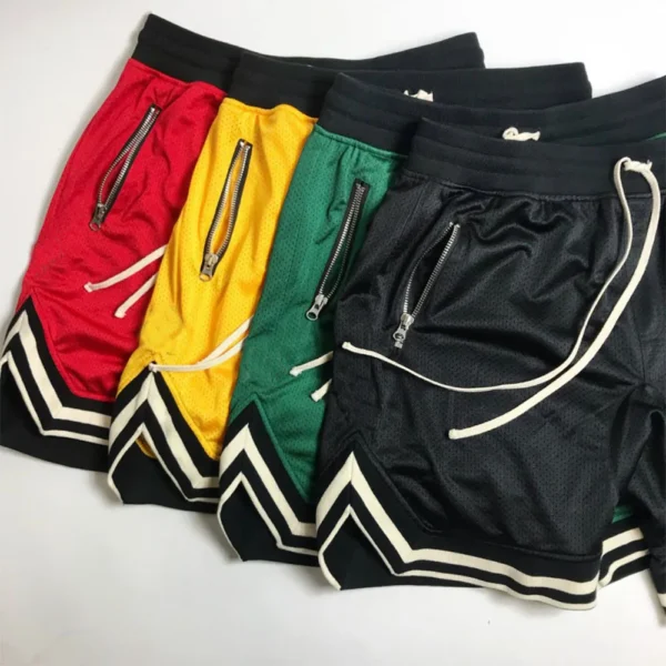 A variety of gym shorts sold by 100 Spartans