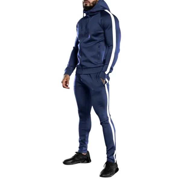 A dark blue tracksuit sold by 100 Spartans