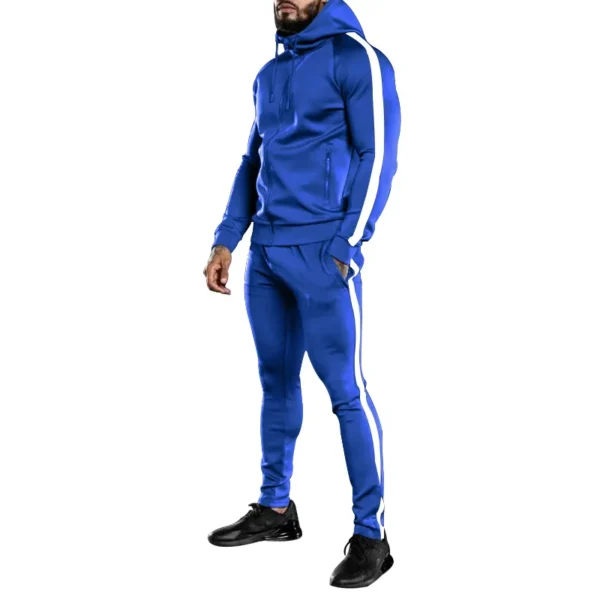 A blue tracksuit sold by 100 Spartans