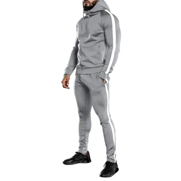 A gray tracksuit sold by 100 Spartans