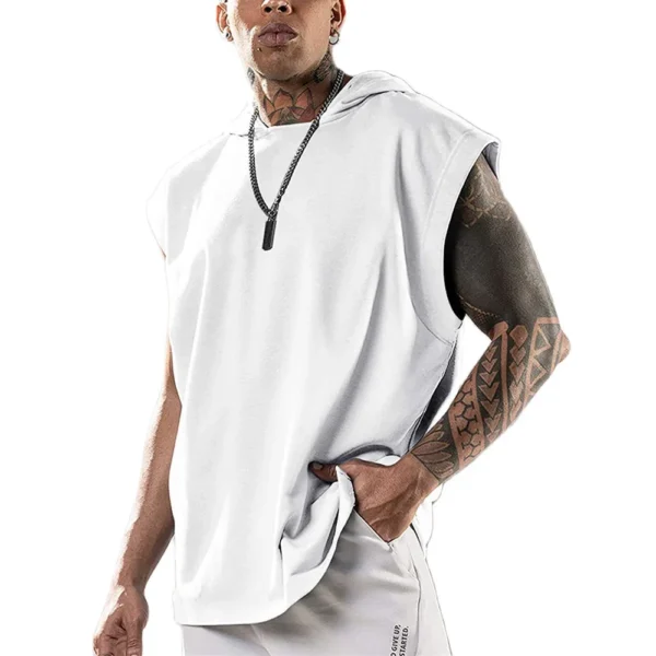 White mens pullover sold by 100 Spartans