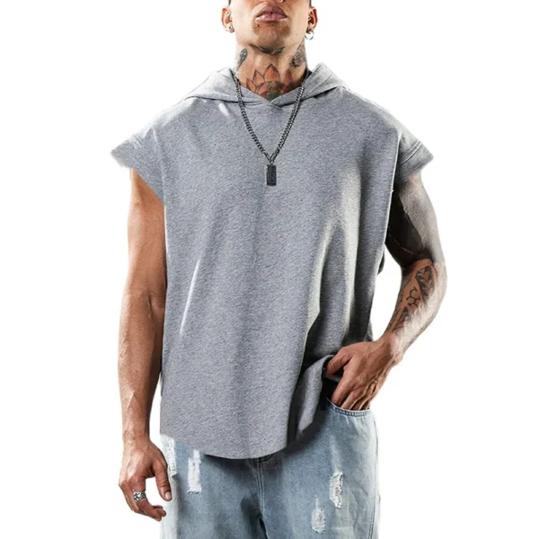 Grey mens pullover sold by 100 Spartans