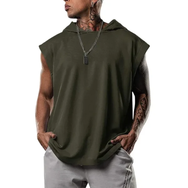 Army green mens pullover sold by 100 Spartans