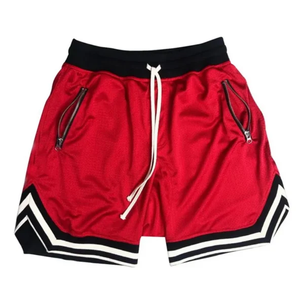 Red gym shorts sold by 100 Spartans