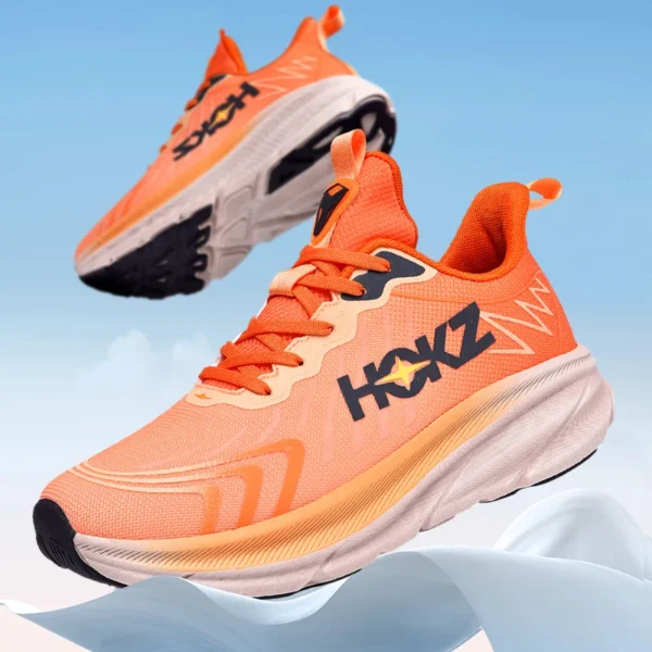 An orange Apex Stride 2023 Running Shoes sold by 100 Spartans