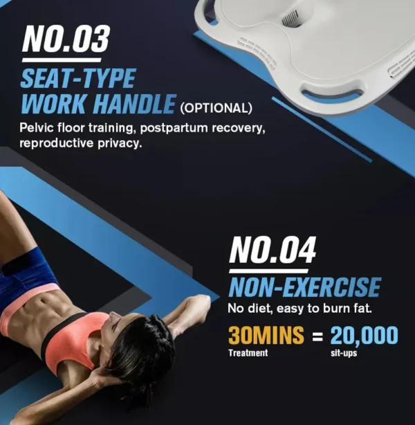 A white 6000W Neo EMSZERO muscle stimulator sold by 100 Spartans