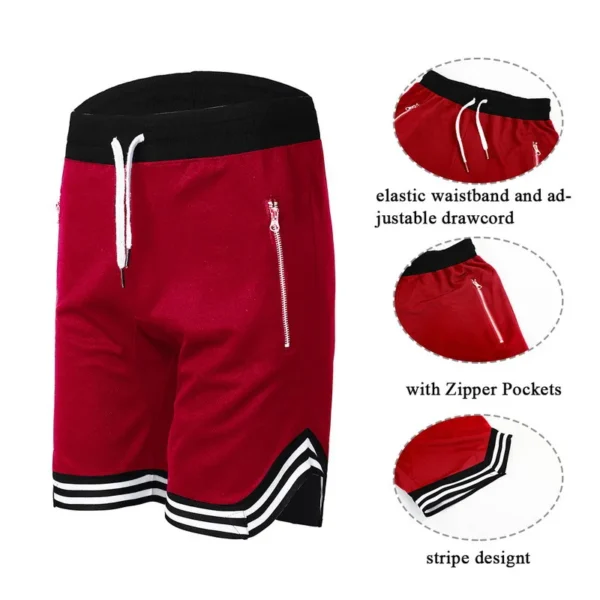 Red gym shorts sold by 100 Spartans