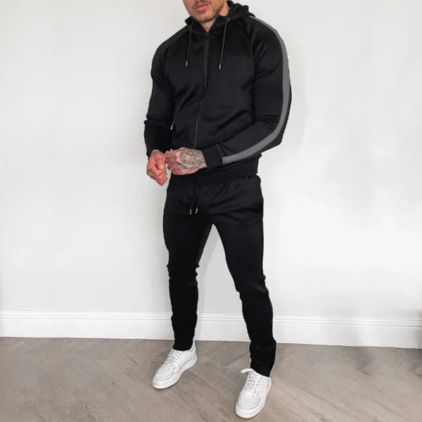 A black tracksuit sold by 100 Spartans