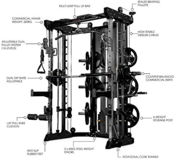 A unit of Pro-Fit Smith machine sold by 100 Spartans