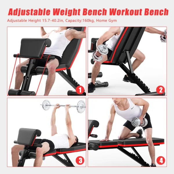 A black adjustable gym bench 100 Spartans