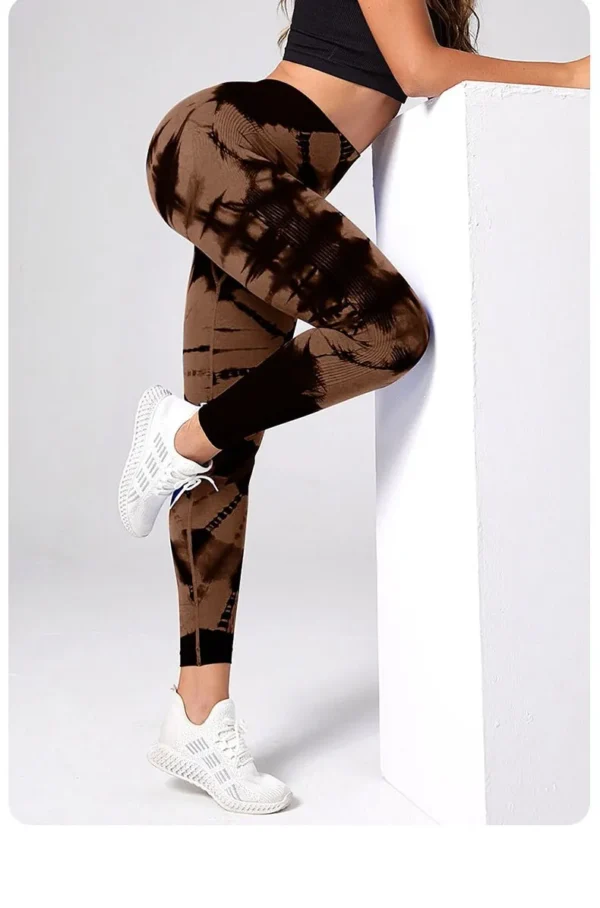 Brown yoga leggings sold by 100 Spartans